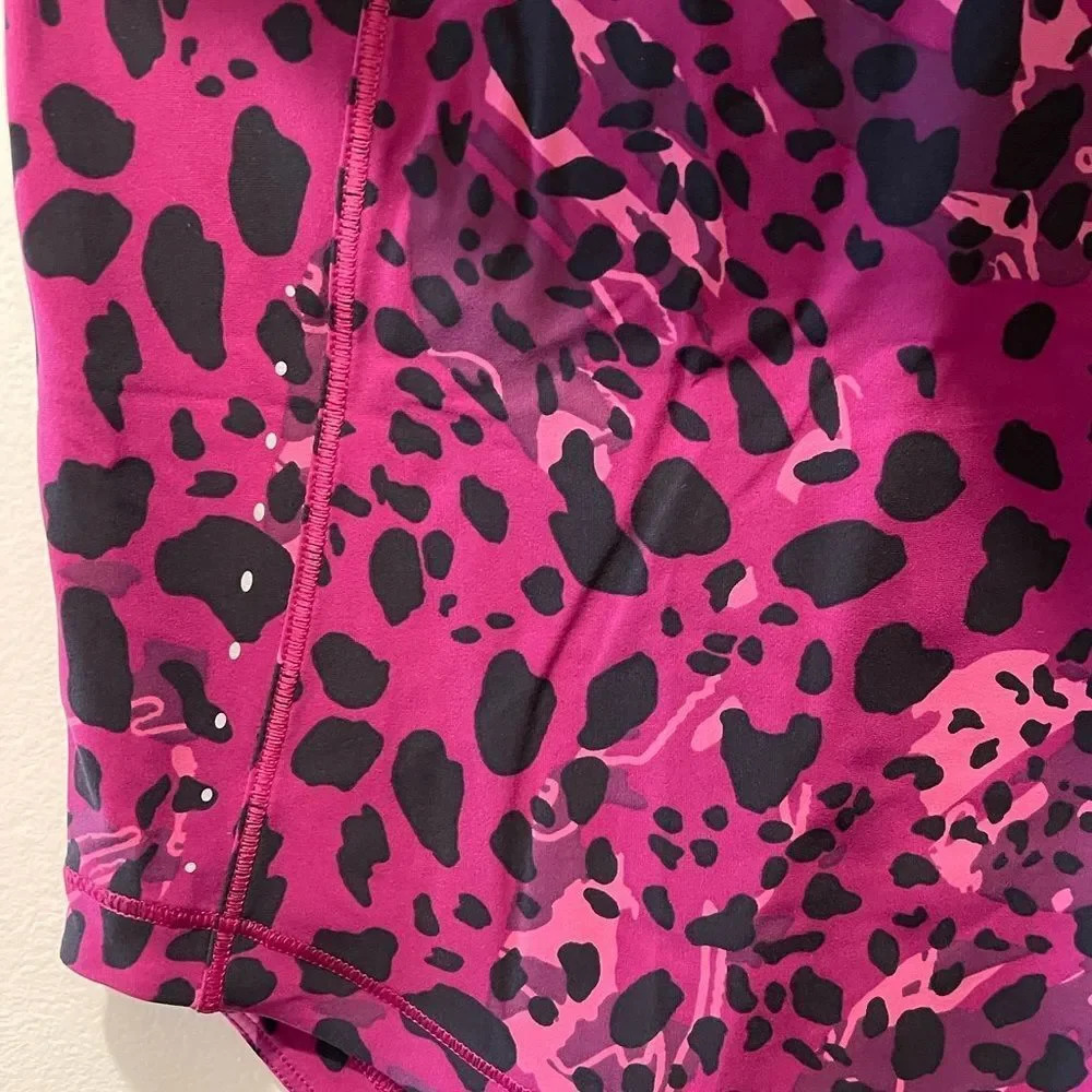 NWT Lululemon Sculp Tank Top Cheetah Print Magenta Purple Size 4 - Picture 4 of 10